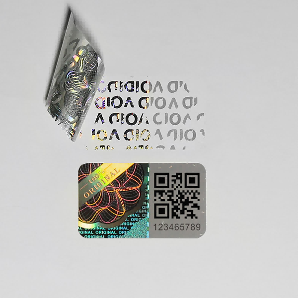 ฉลาก anti-counterfeiting รหัส QR