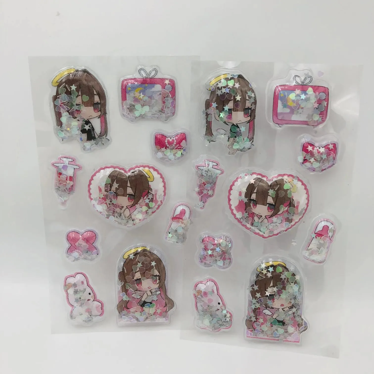 สติ๊กเกอร์เลื่อมเชคเกอร์