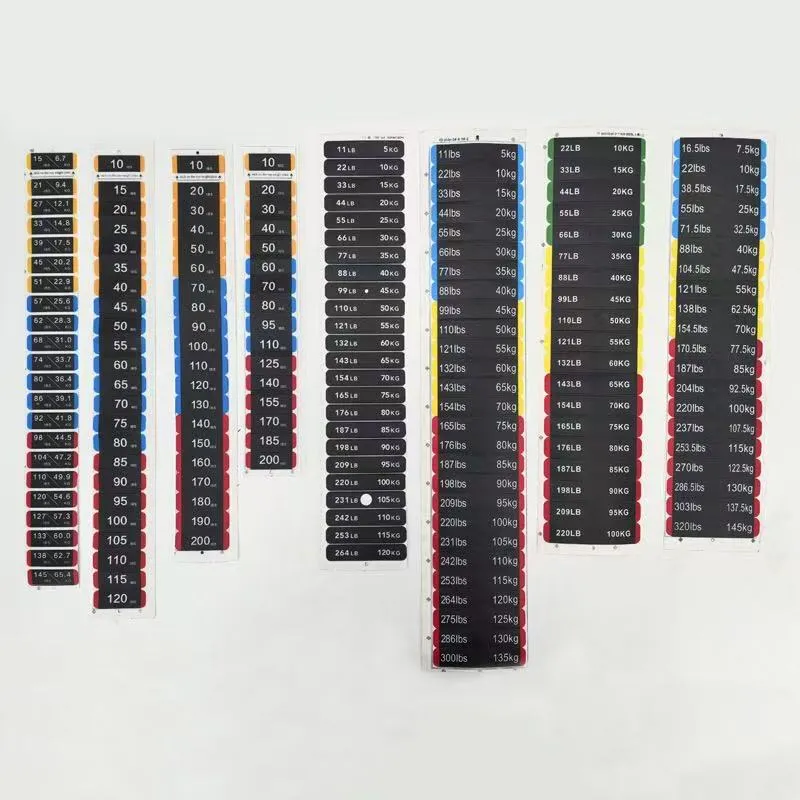 สติ๊กเกอร์ฉลากบล็อกน้ำหนัก